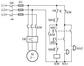 低压电工实操电动机正反转电路图,电工电动机启停点动电路图