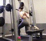 史密斯臀部训练动作,史密斯深蹲臀部哪个地方发力