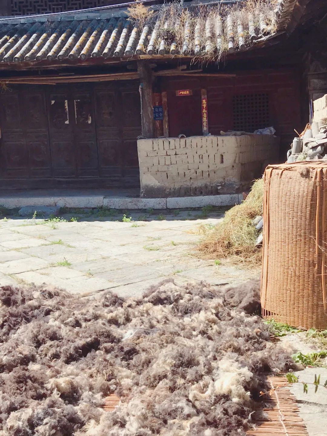 传统老式羊毛毡的制作,已消失的古老手工羊毛毡