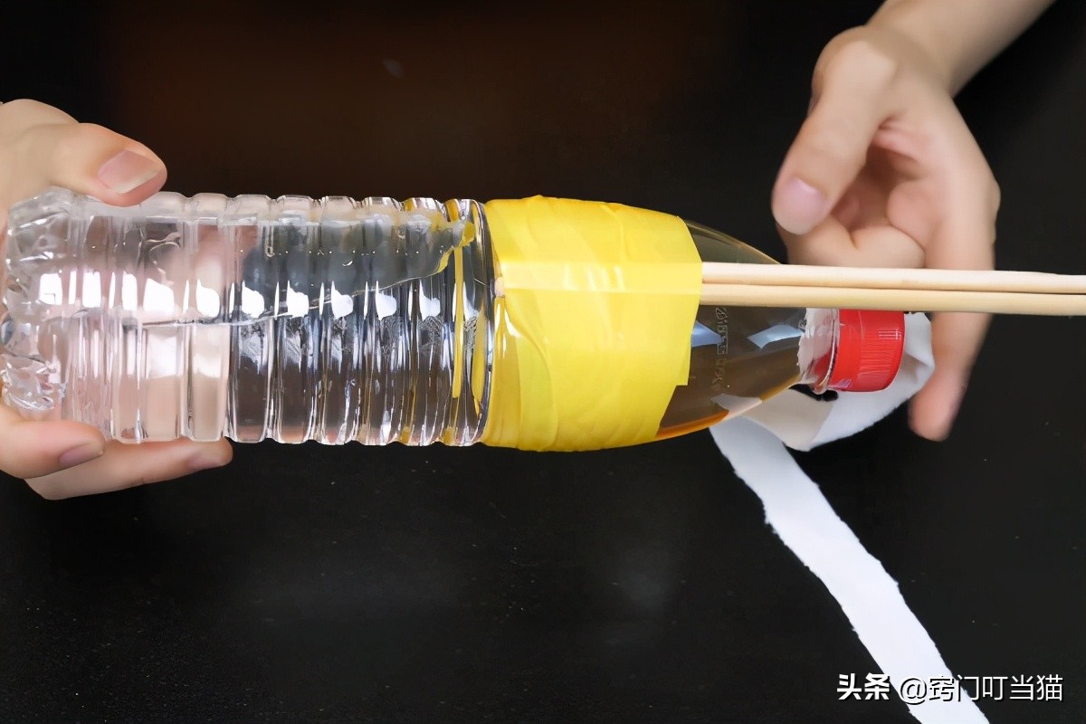 生活小妙招自动浇花器,自制出差后定时浇花器