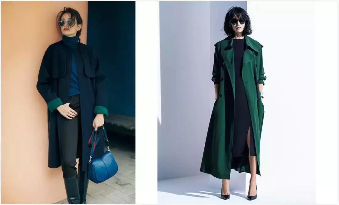 姑娘，你穿彩色大衣真好看！