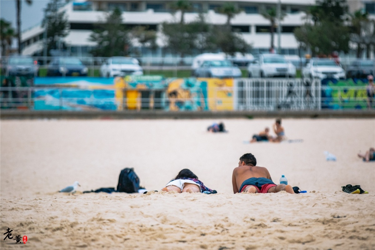 澳洲邦迪海滩美景,澳洲悉尼邦迪海滩游记