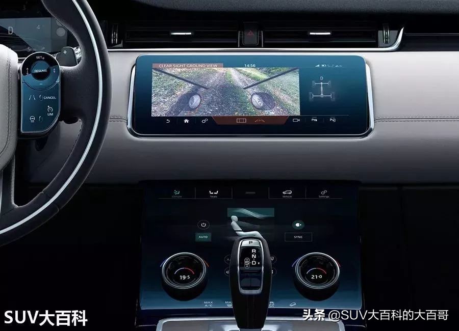 全新一代路虎揽胜极光黑科技体验,路虎极光五块屏幕