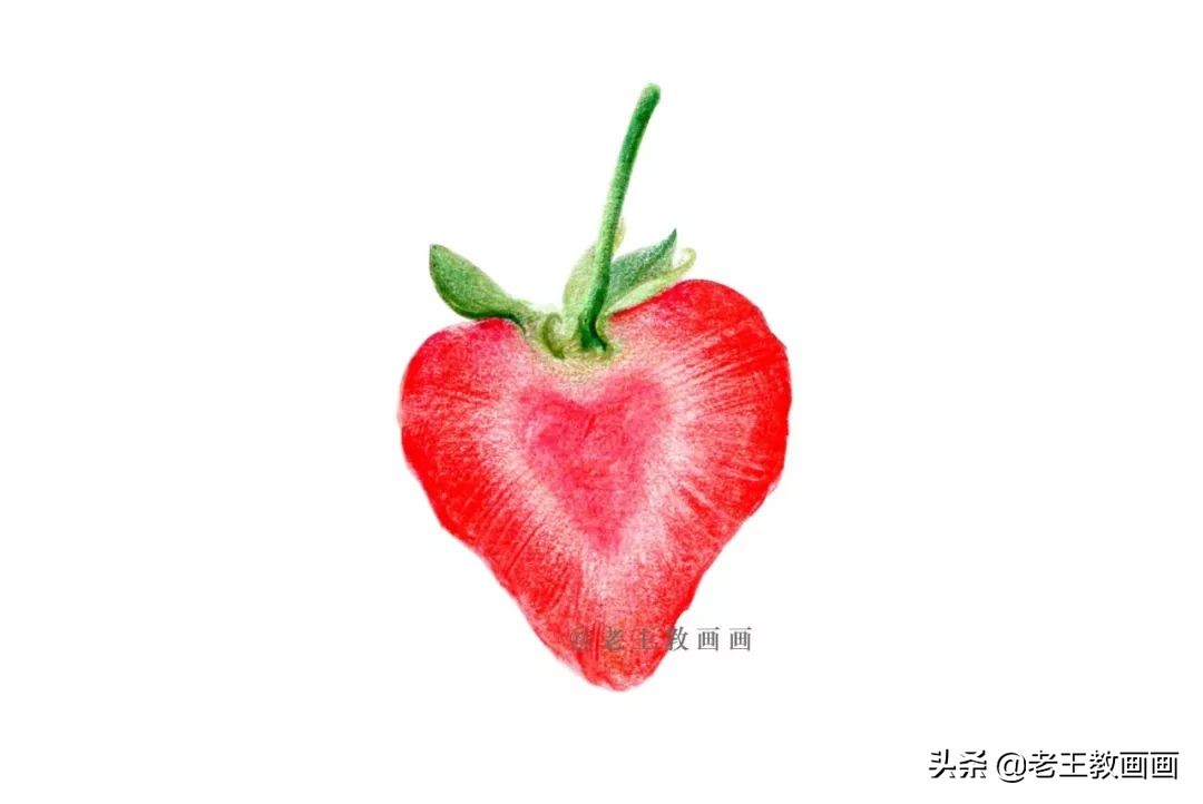 怎么画草莓熊石膏娃娃,怎么画一个草莓超级大又可爱