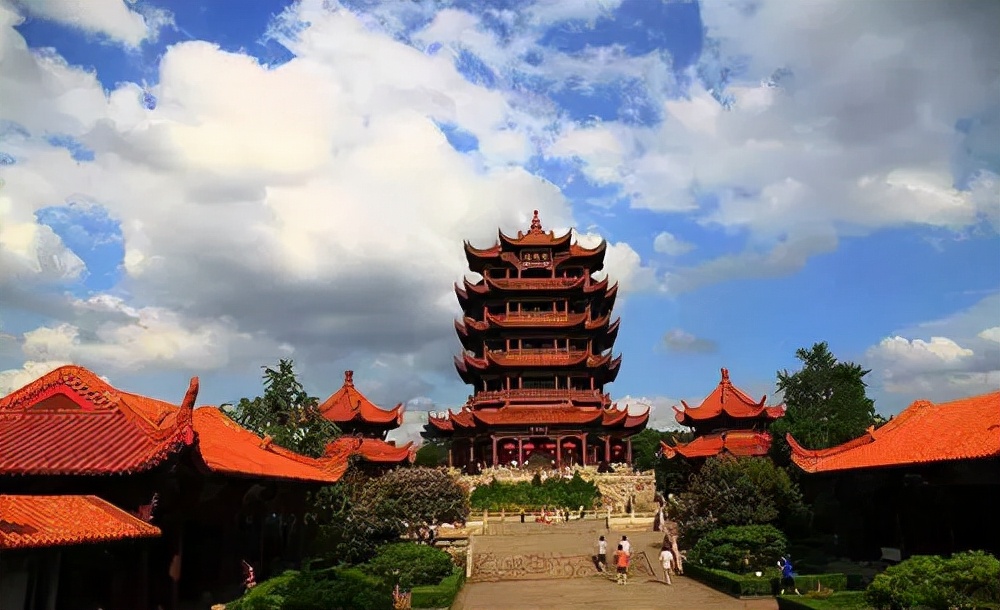 黄鹤楼牌匾极目楚天,黄鹤楼相关的著名文章