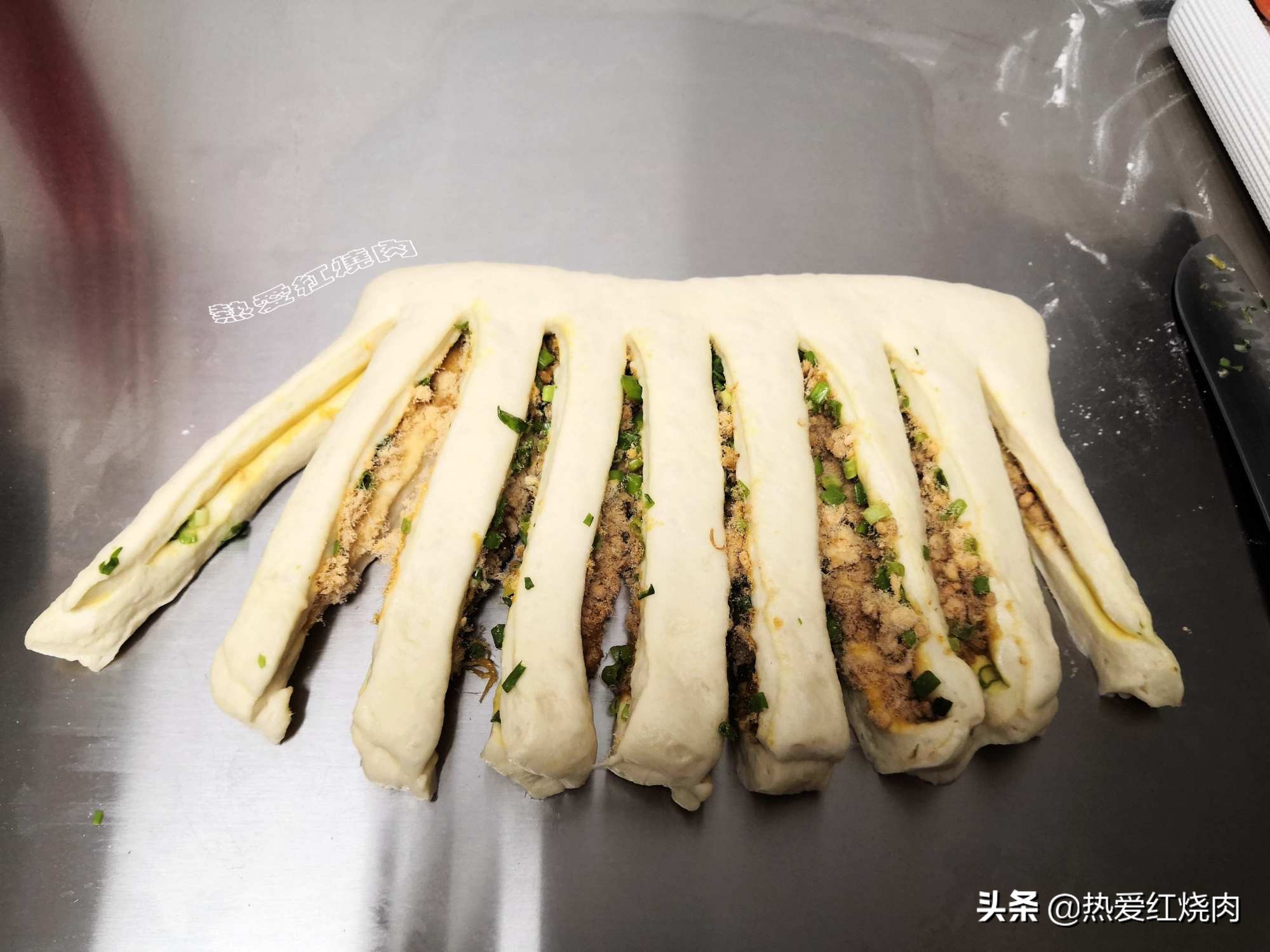 吃起来有韧劲的肉松面包,吃一口就忘不掉的肉松面包