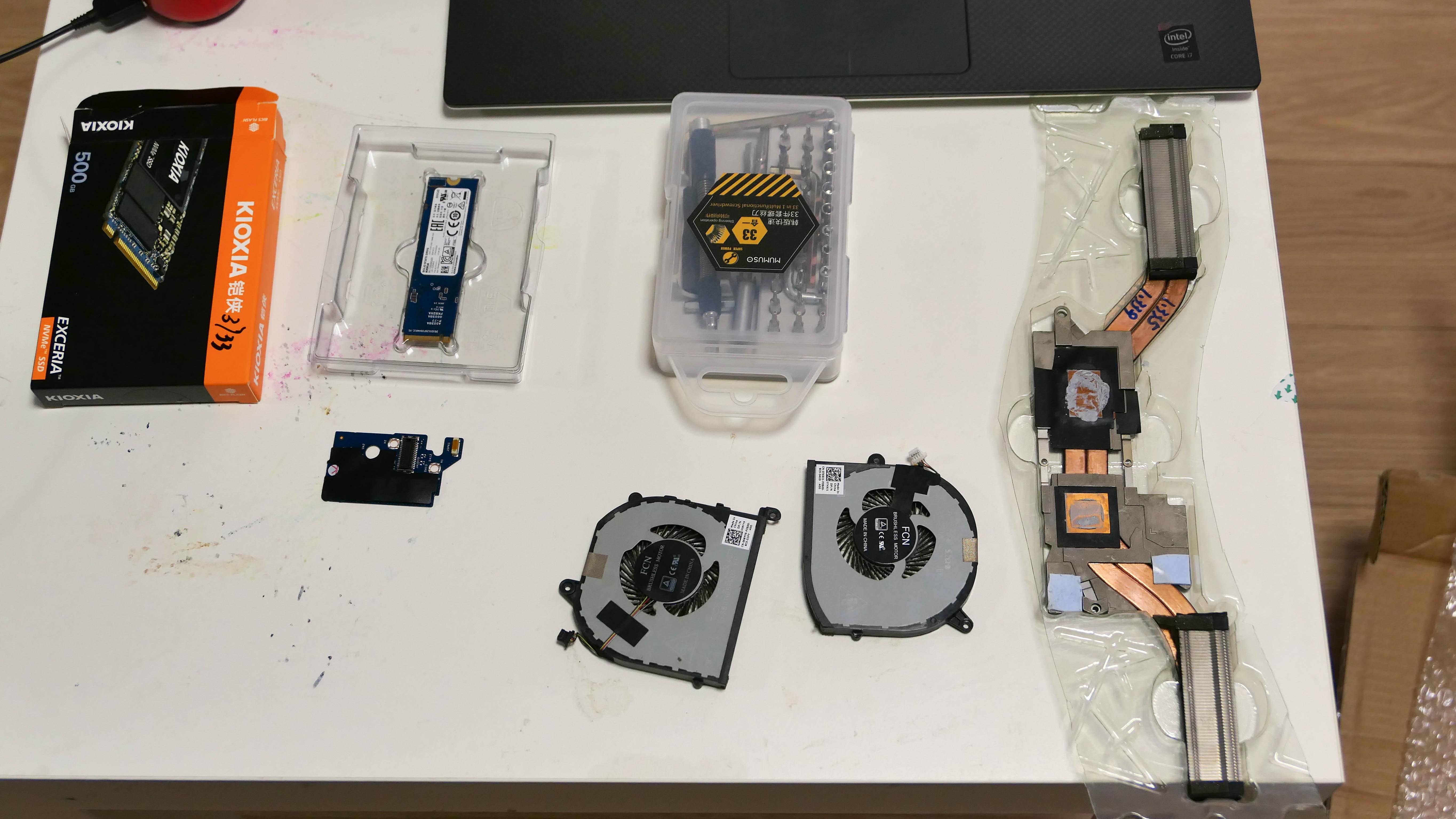 XPS9550升级Precision5530主板实战演习