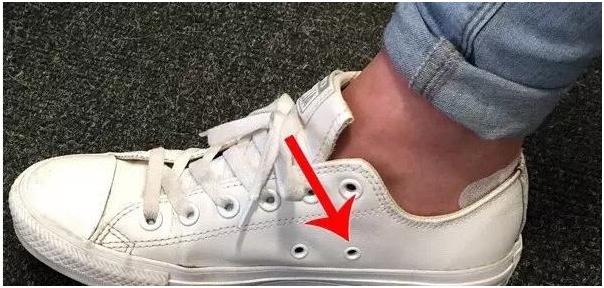 匡威上面的两个孔怎么用,所有匡威侧面都有两个孔吗