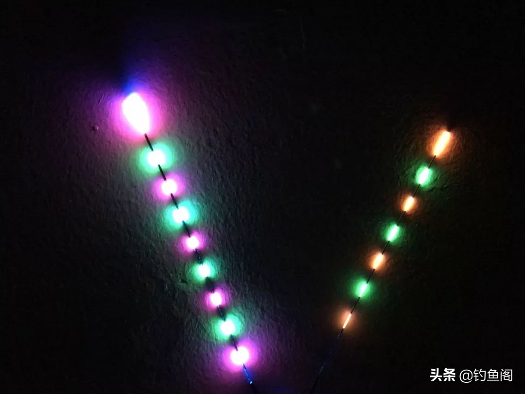 夜钓浮漂没有顿口直接上顶,夜钓看不见浮漂