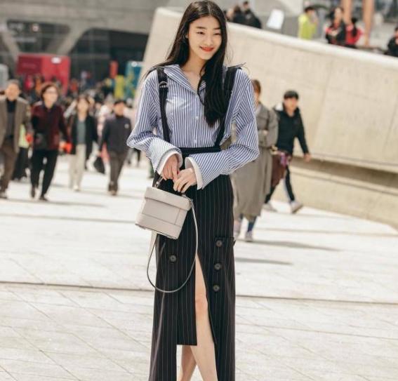 韩国大街上女生真实颜值,韩国街头漂亮女生