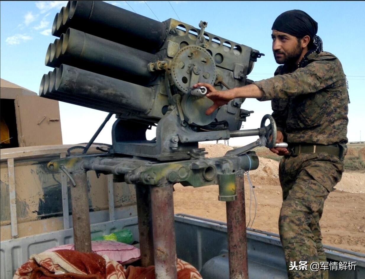 叙利亚煤气罐迫击炮真实威力,叙利亚土制武器