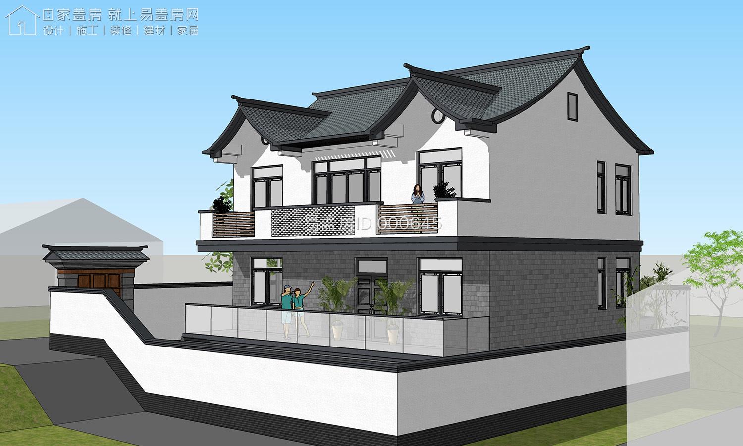 宅基地西高东低,坐西朝东宅基地设计图