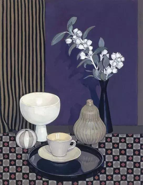 她72岁，画了50多年的画，花儿在她笔下都有了个性