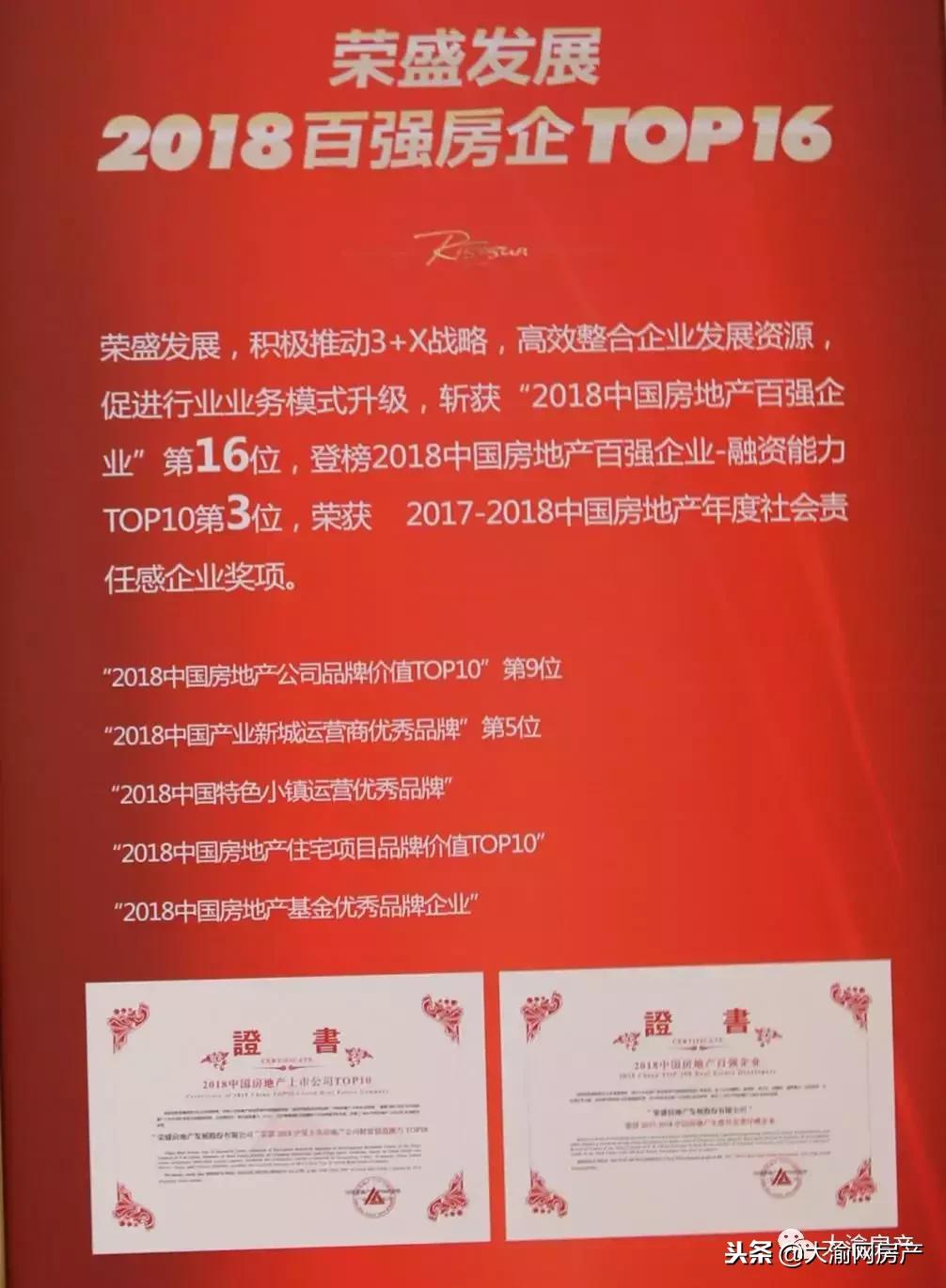 重庆茶园荣盛华府房价消息,重庆茶园荣盛华府合院别墅