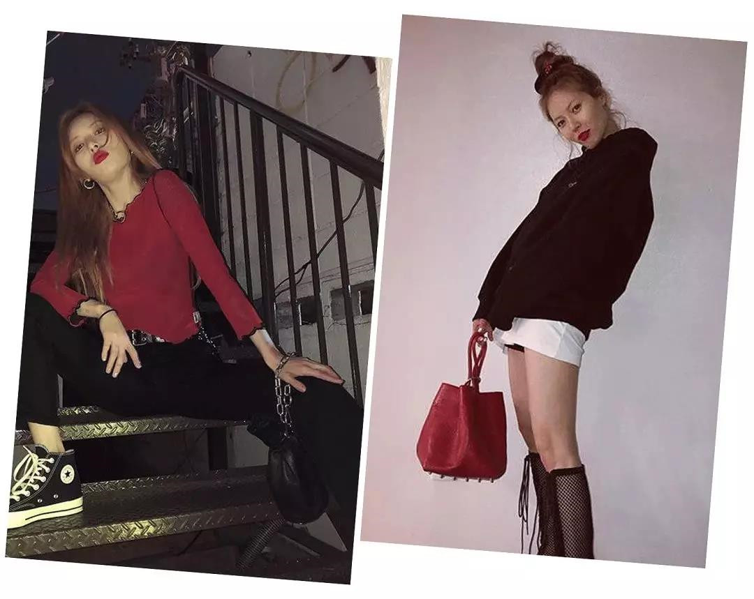 金泫雅同款粉色包,南韩小野马金泫雅troublemaker