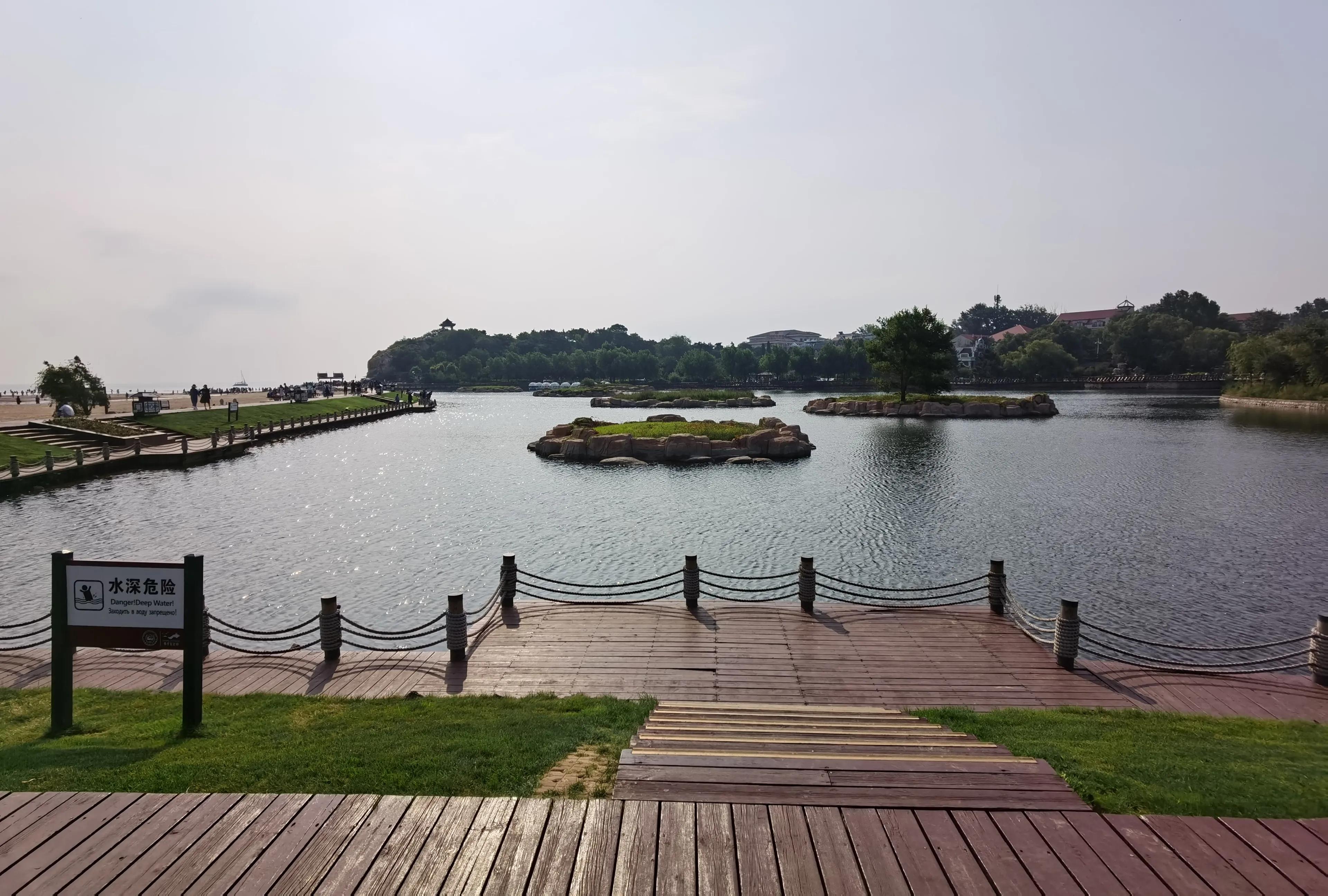 北戴河鸽子窝公园哪里看日出,北戴河夜游鸽子窝公园