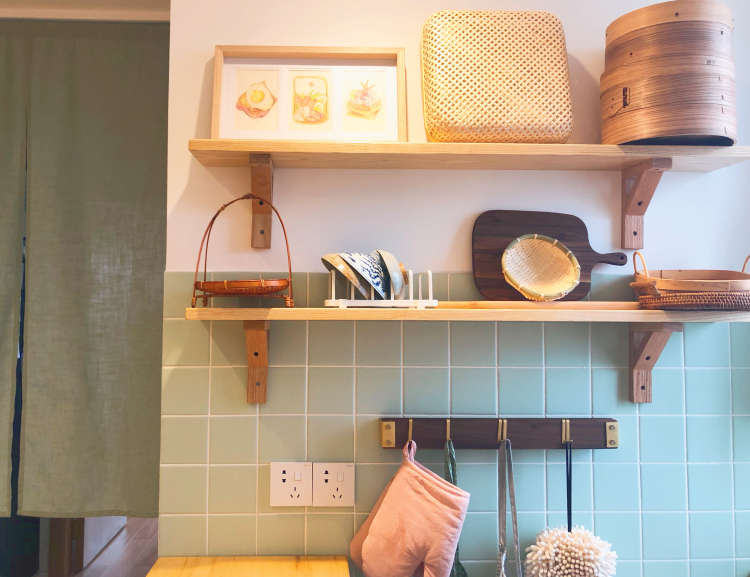 70平两室小户型，原木色的日式小清新，让家更温馨