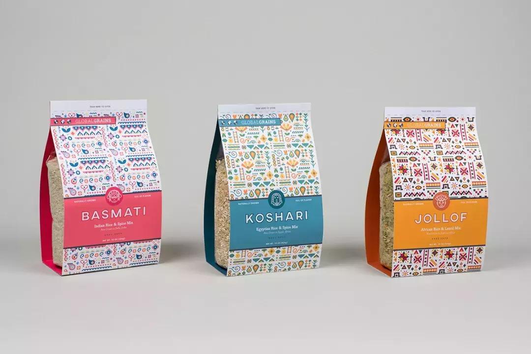 大米包装设计衍生品,大米包装袋子设计感