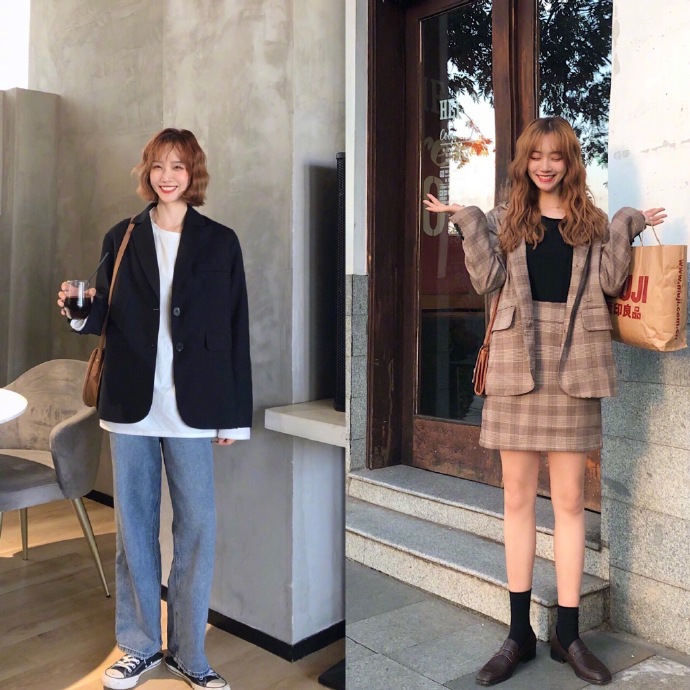 韩国街拍美女惊艳的穿搭,韩国街拍小姐姐穿衣