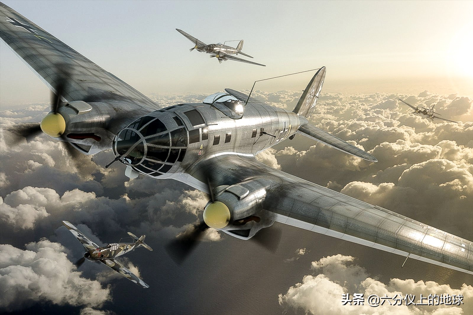 二战德国武器装备及弹药,二战德国bf110轰炸机图片