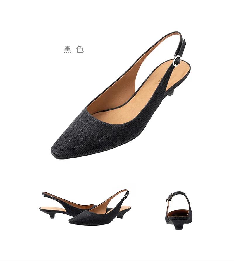 精致女人尖头气质鞋,高雅有女人味的猫跟鞋