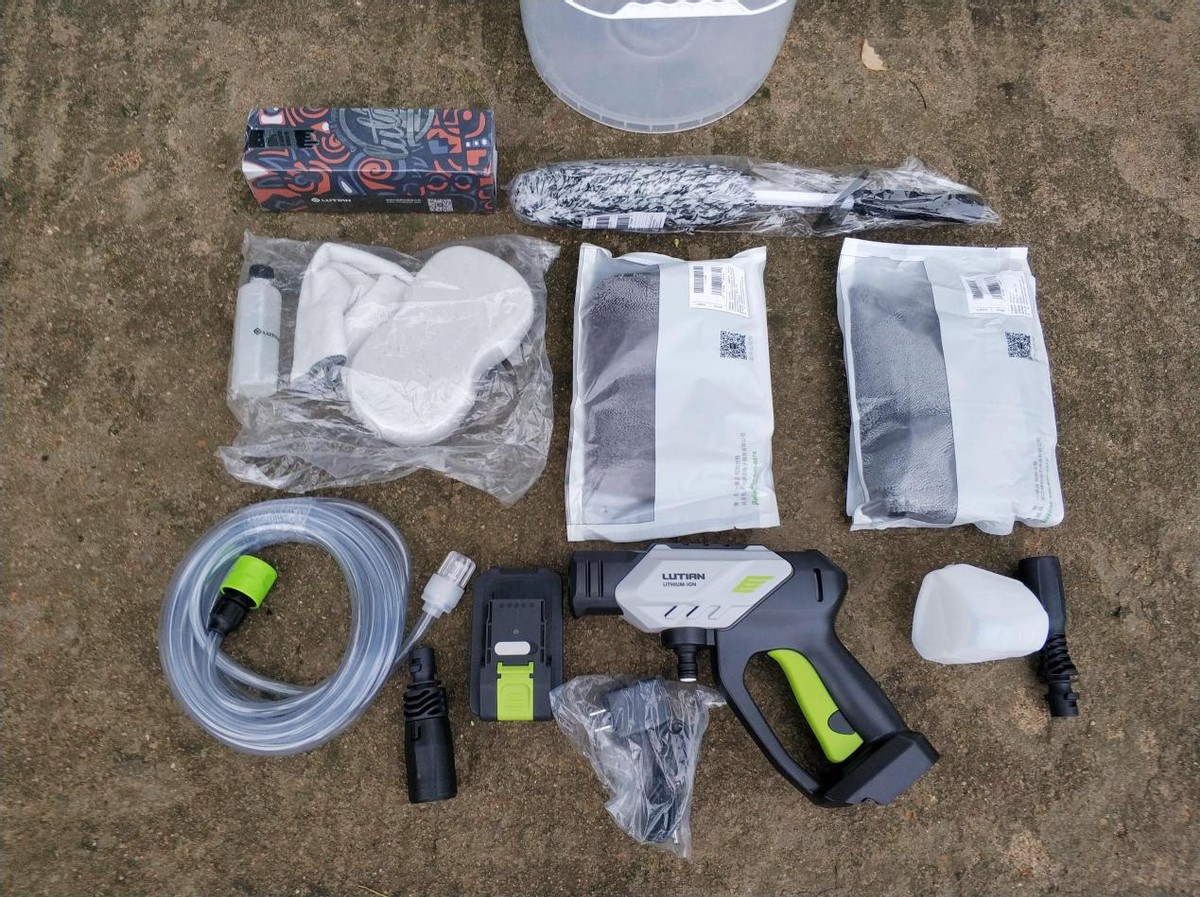 户外简易自助洗车机,绿田沙漠之鹰无线洗车机评测视频