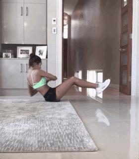 8个燃脂动作帮你瘦肚子,5分钟高效瘦腹燃脂训练