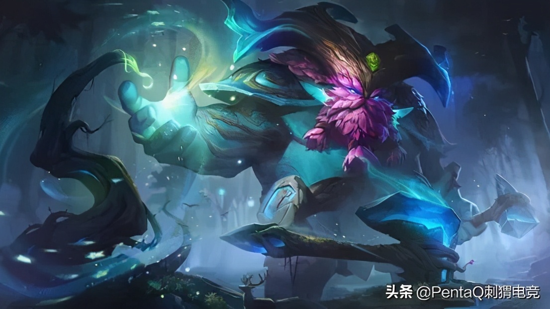 lol皮肤鉴赏,lol奥恩皮肤永恒之森