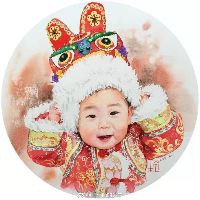 比起打印画，美院毕业的他，笔下这种彩铅水彩画才好看哭了~