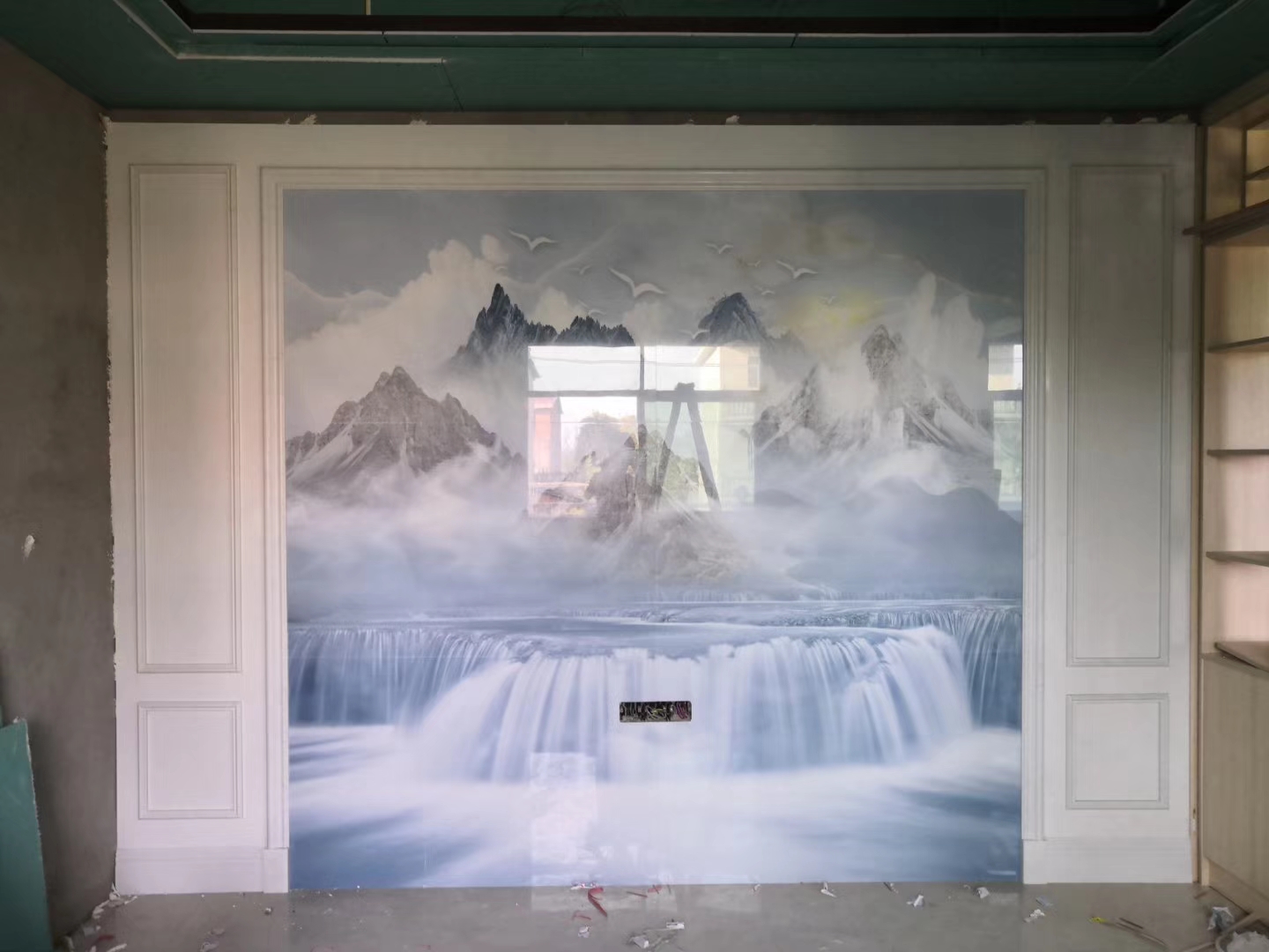 瓷砖和石材背景墙区别,瓷砖背景墙一般怎样装饰