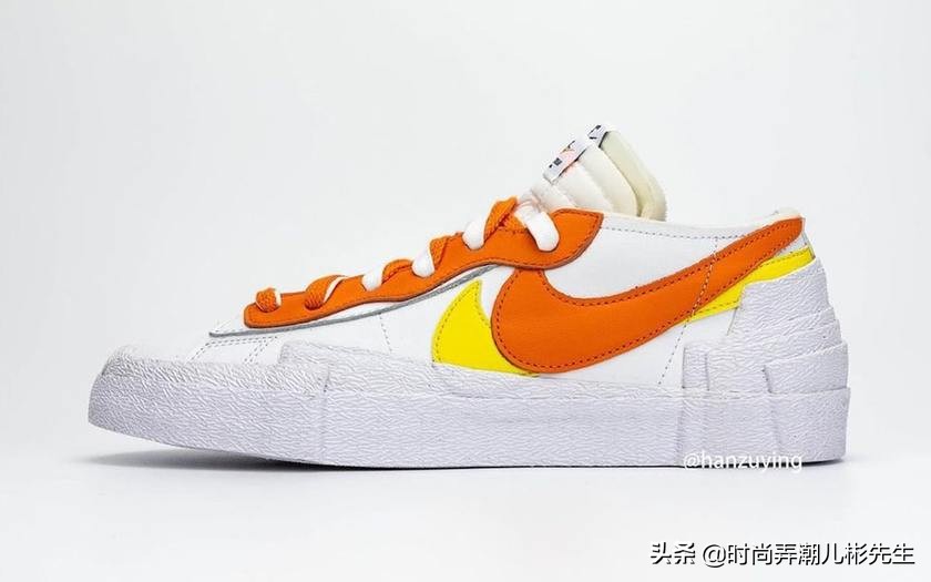 sacaixnikeblazerlow白橙,sacaixnike测评