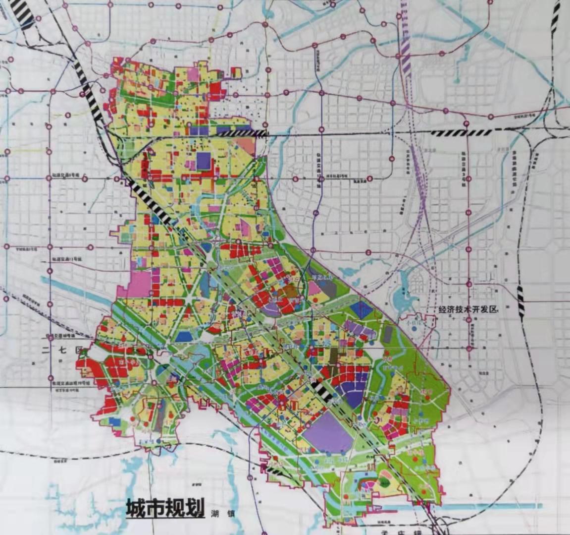 郑州城市最新规划图32个核心板块,郑州管城区南关街规划