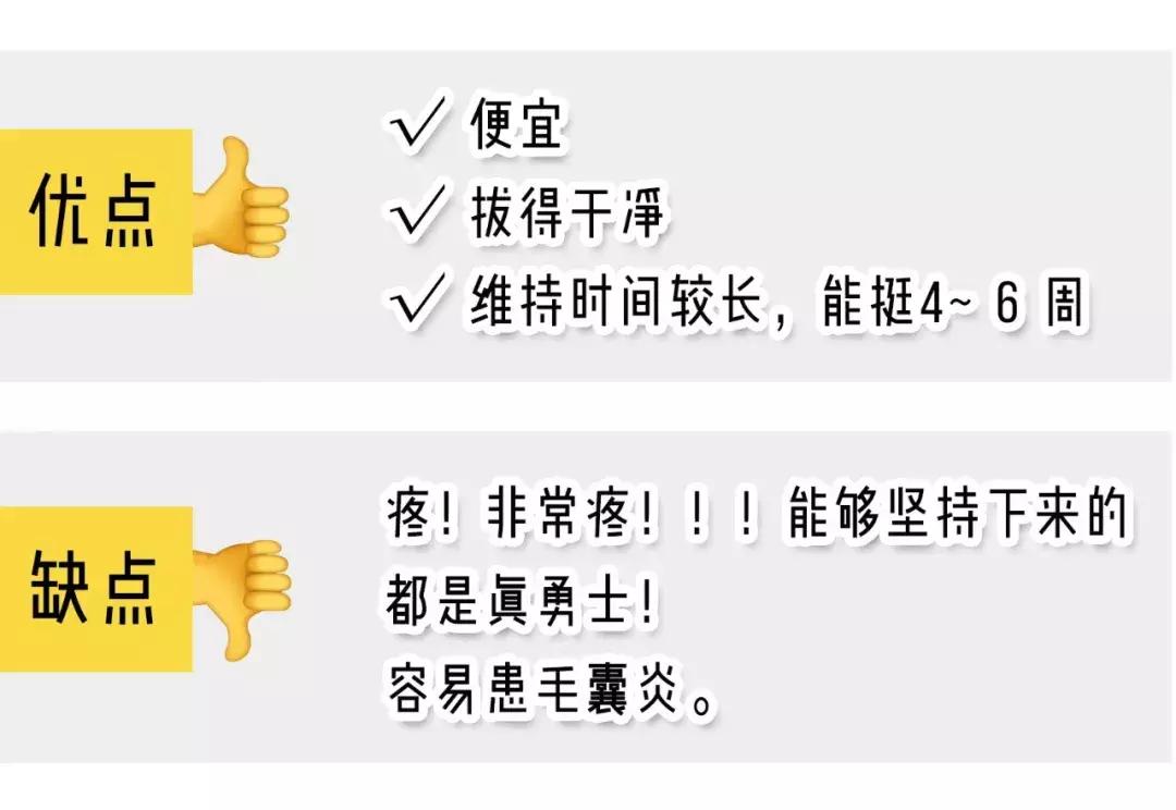亲测5种脱毛方法，最最最最有效的居然是这一种？