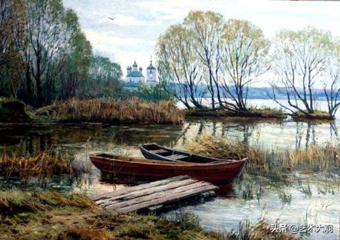 最美的俄罗斯风景油画作品欣赏,寂静粗犷的俄罗斯风景油画欣赏