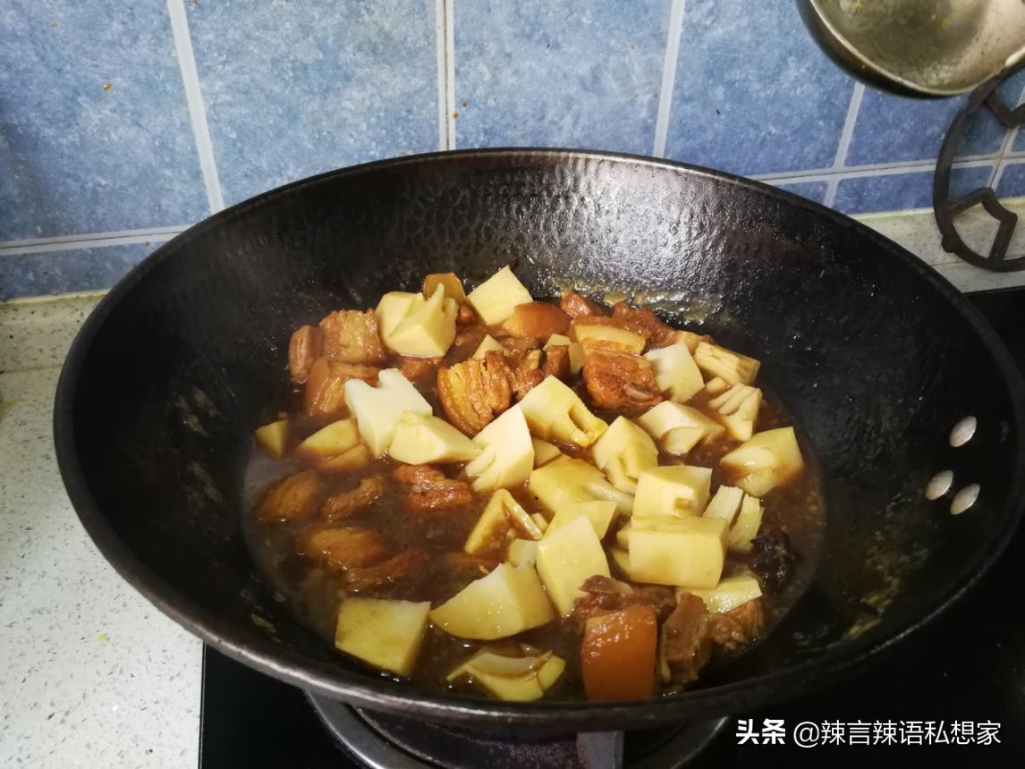 油焖笋烧肉这个味道绝了,毛鲜笋烧肉