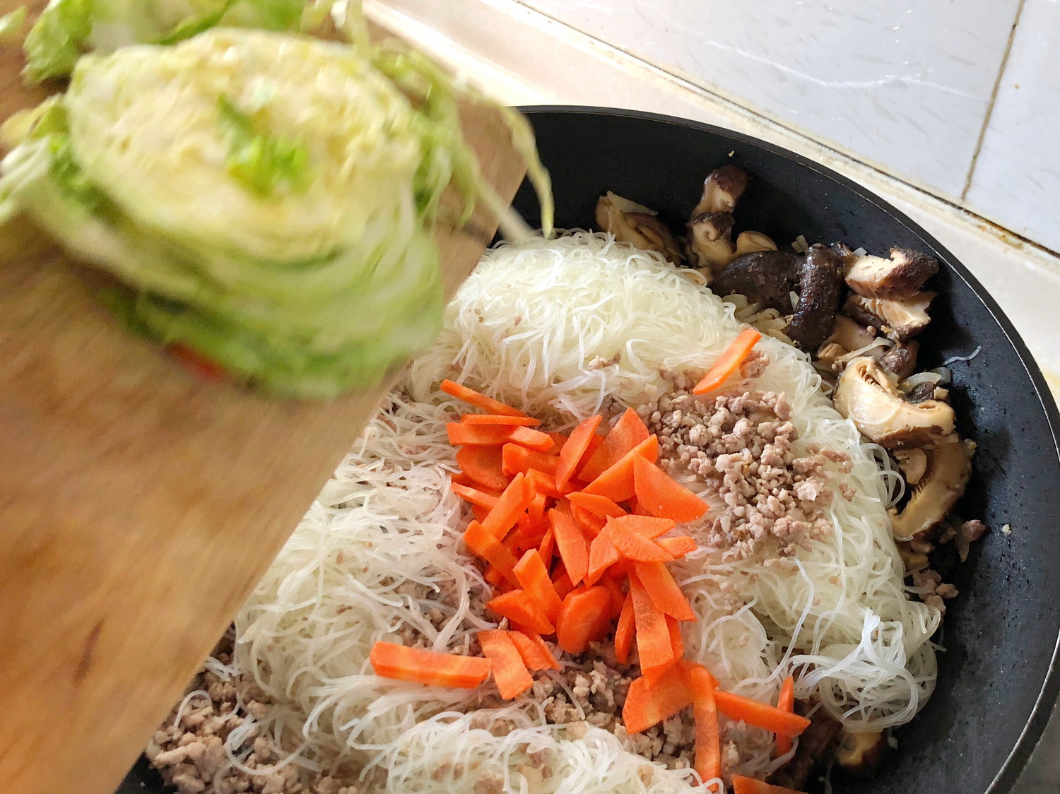 台湾炒米粉,台湾街头美食炒米粉