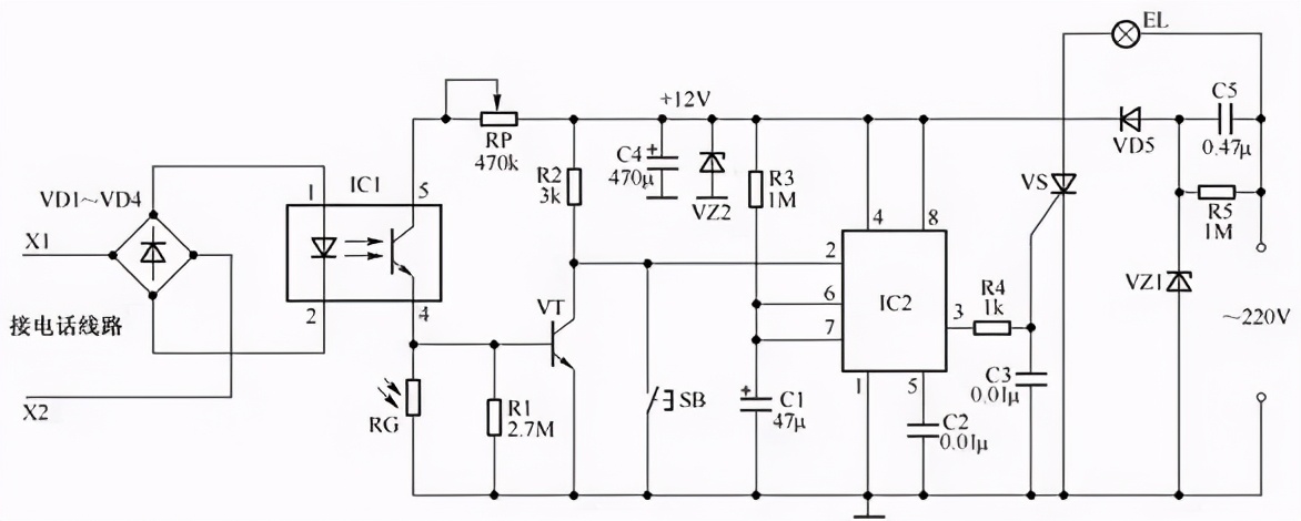 泛光照明控制原理图,线性驱动照明原理图解说明