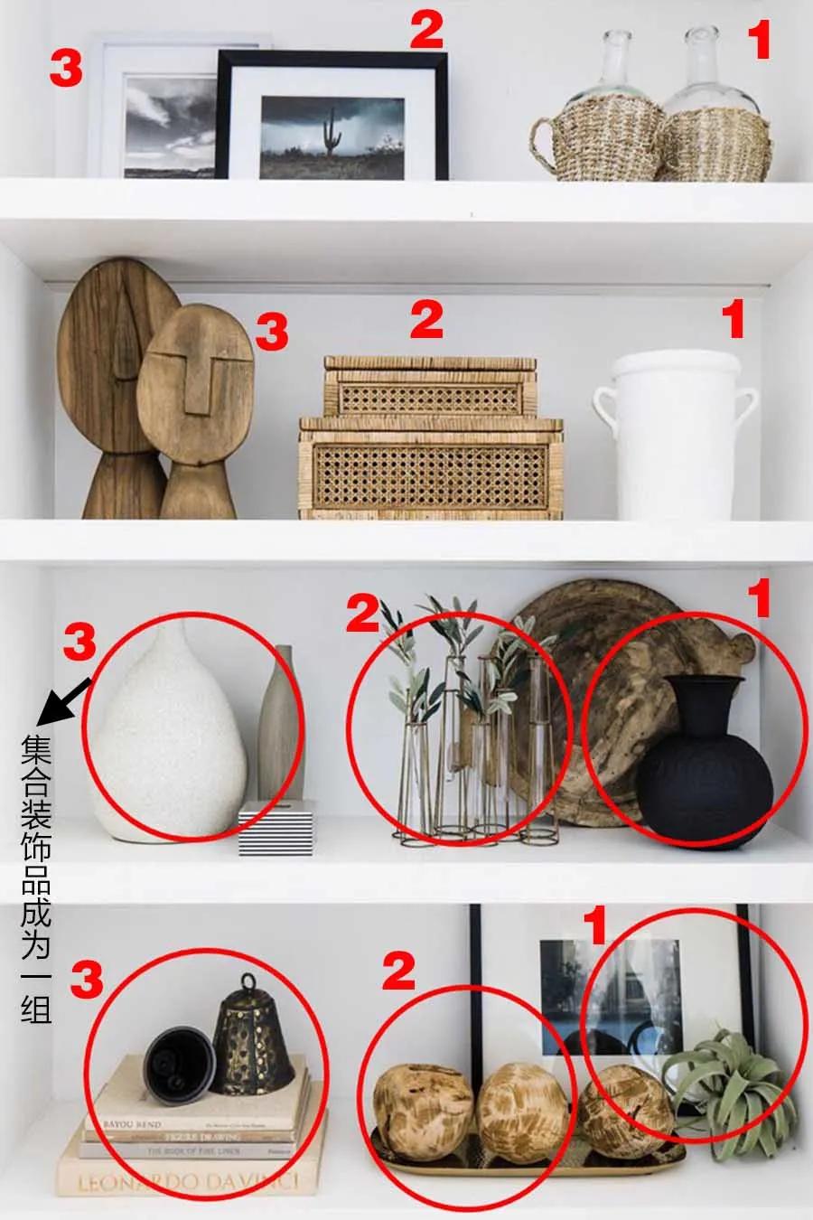 摆件陈列技巧图片欣赏,摆件工艺品如何摆放