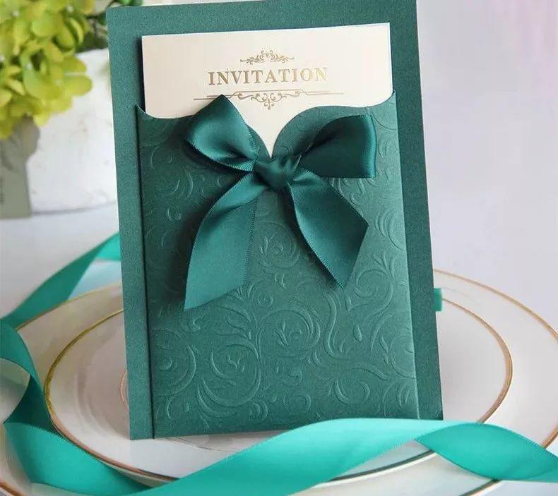 独特大气的婚礼请柬,简单高级婚礼请柬模板