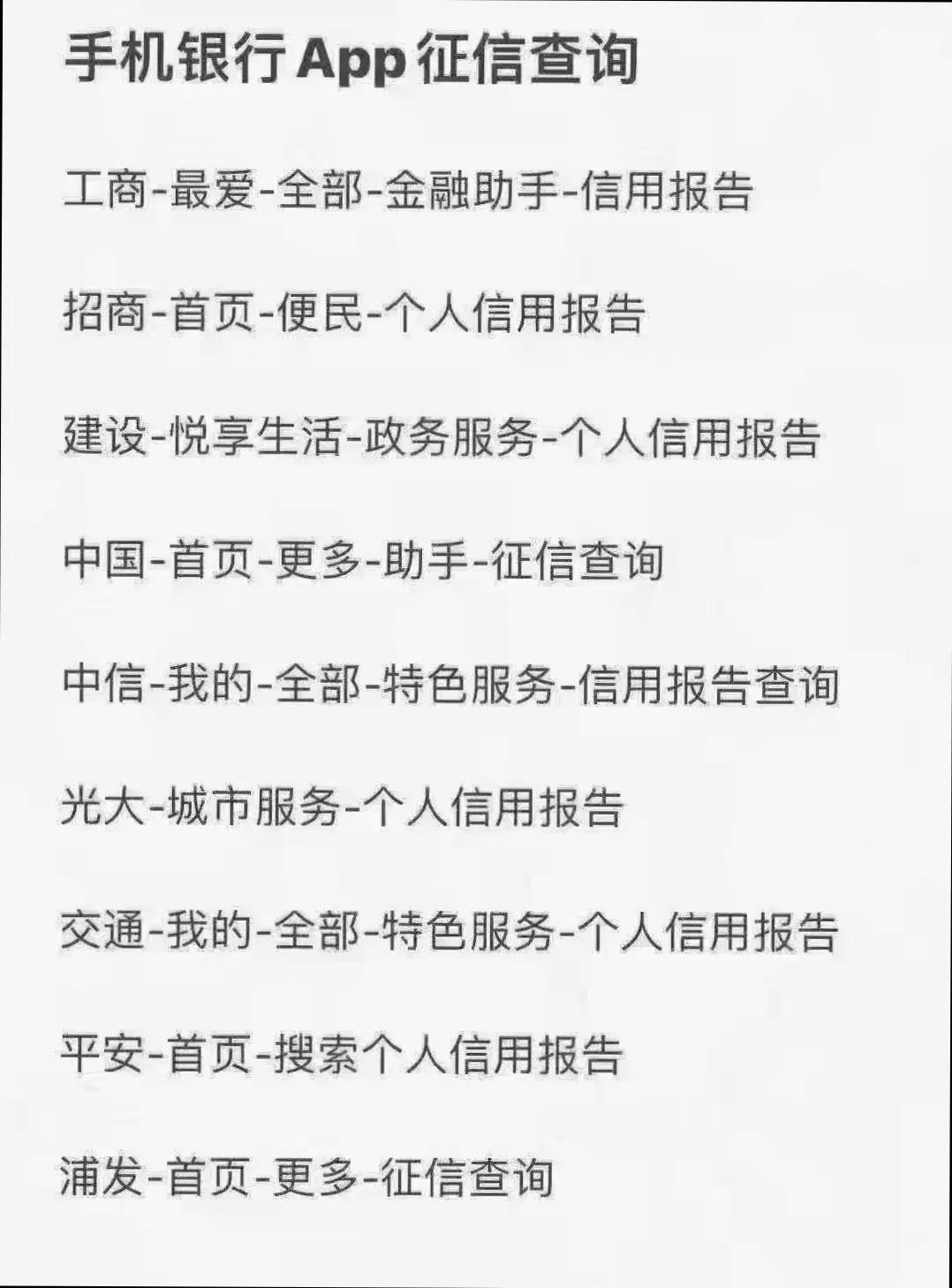 所有银行全部能看到的app,什么银行app可以免费查征信