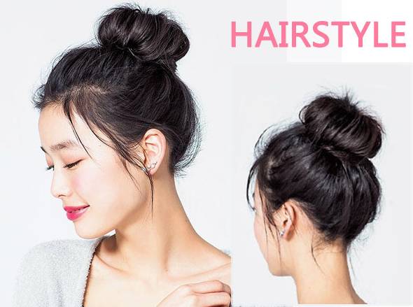 长短头发怎么盘头发好看又简单,随性盘头发的简单方法