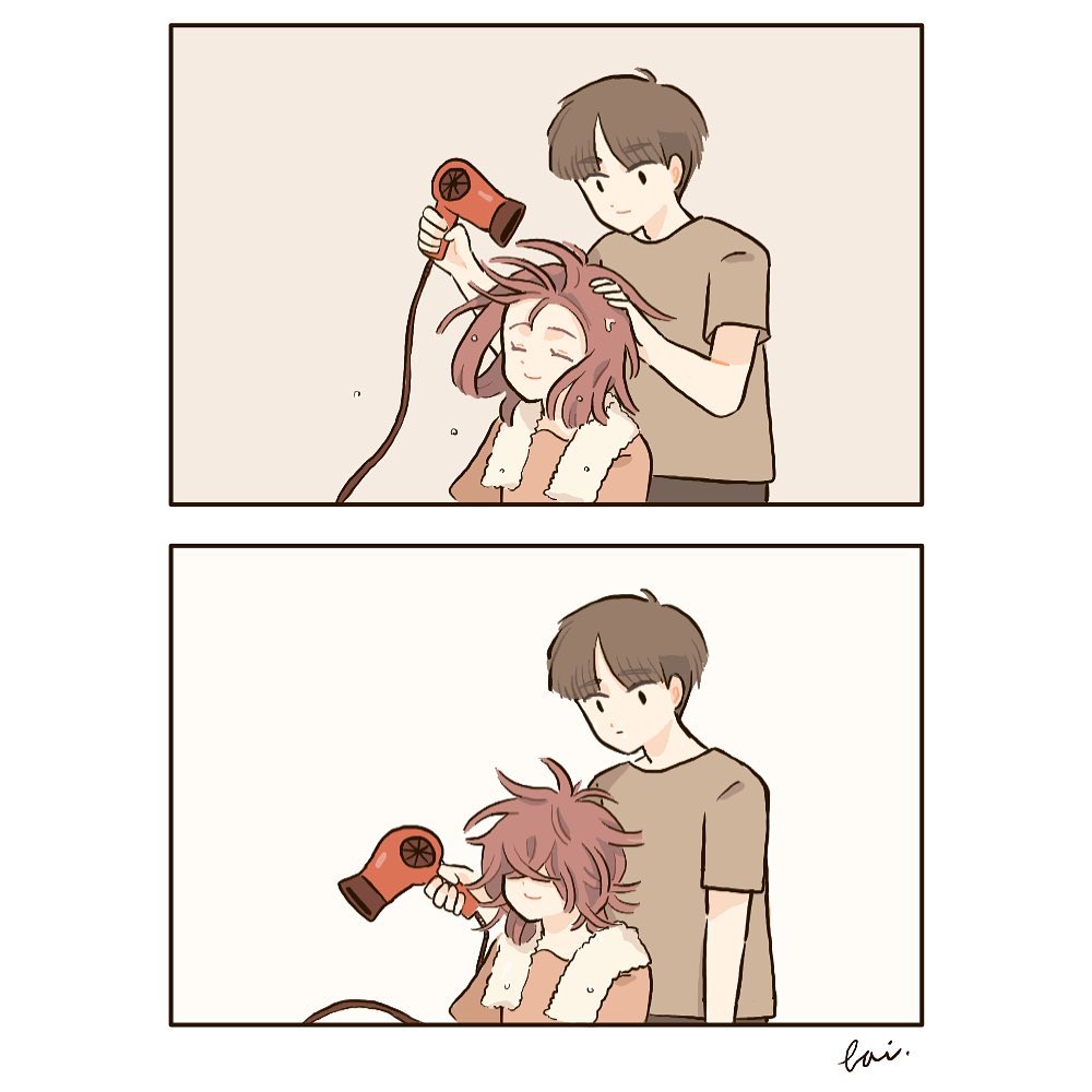 最温馨的情侣小漫画,温馨情侣漫画