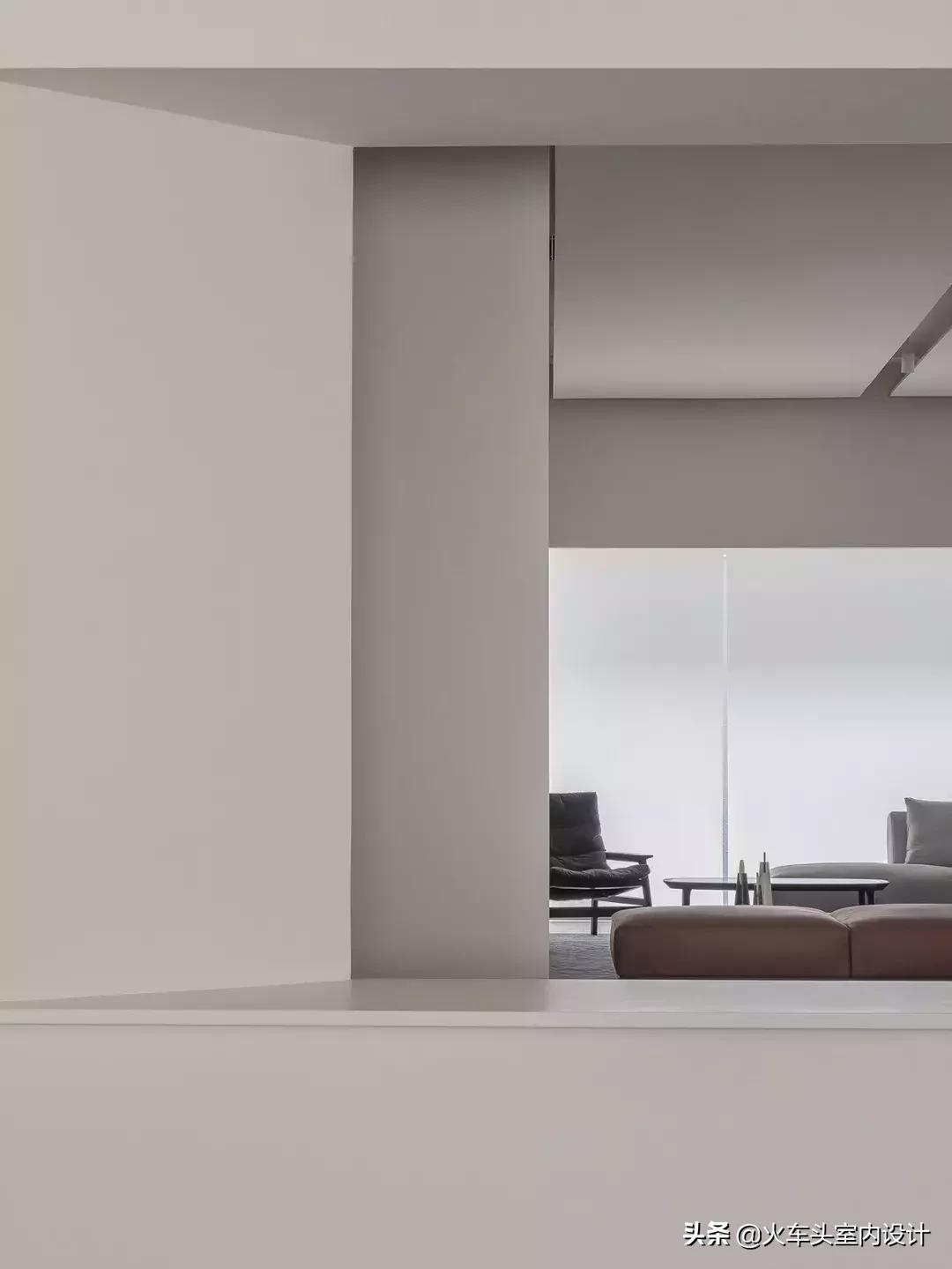 现代极简华意空间,极简主义120平室内设计