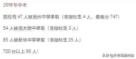 最新扬州喜报,扬州江都中学高考2020喜报