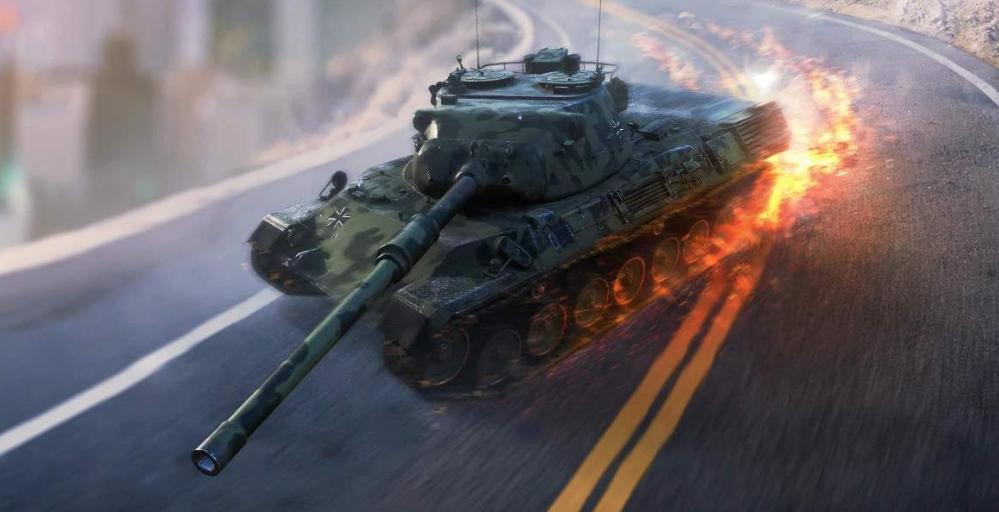 《坦克世界》帅气的豹1人人爱，又能黑枪跑得又快