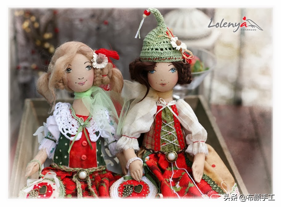 OlgaAbakumova的布艺娃娃,魔法花园里小花仙