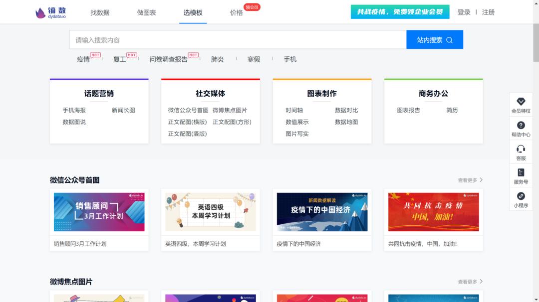 阿里、网易、百度、腾讯…出品的13个网站，助你做出炫酷图表！