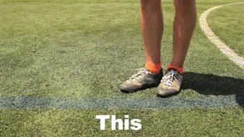 如何踢出梅西的弧线球,足球技巧任意球教程