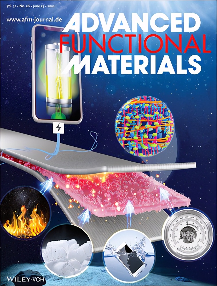 《AFM》封面：固体电解质应用的强和高含水量离子水凝胶