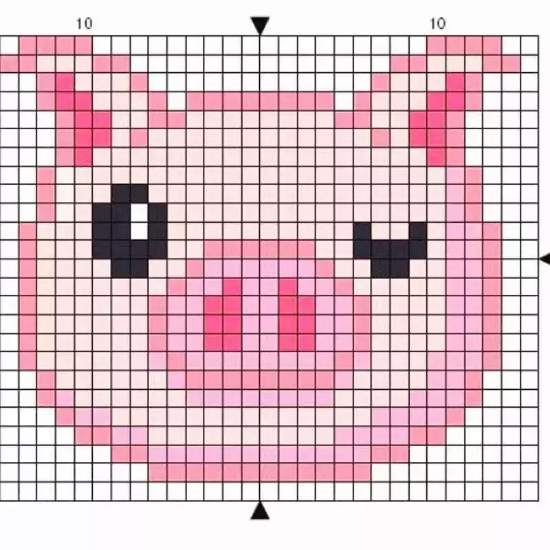 拼豆豆diy小图案彩虹,宝可梦拼豆图纸大全图片